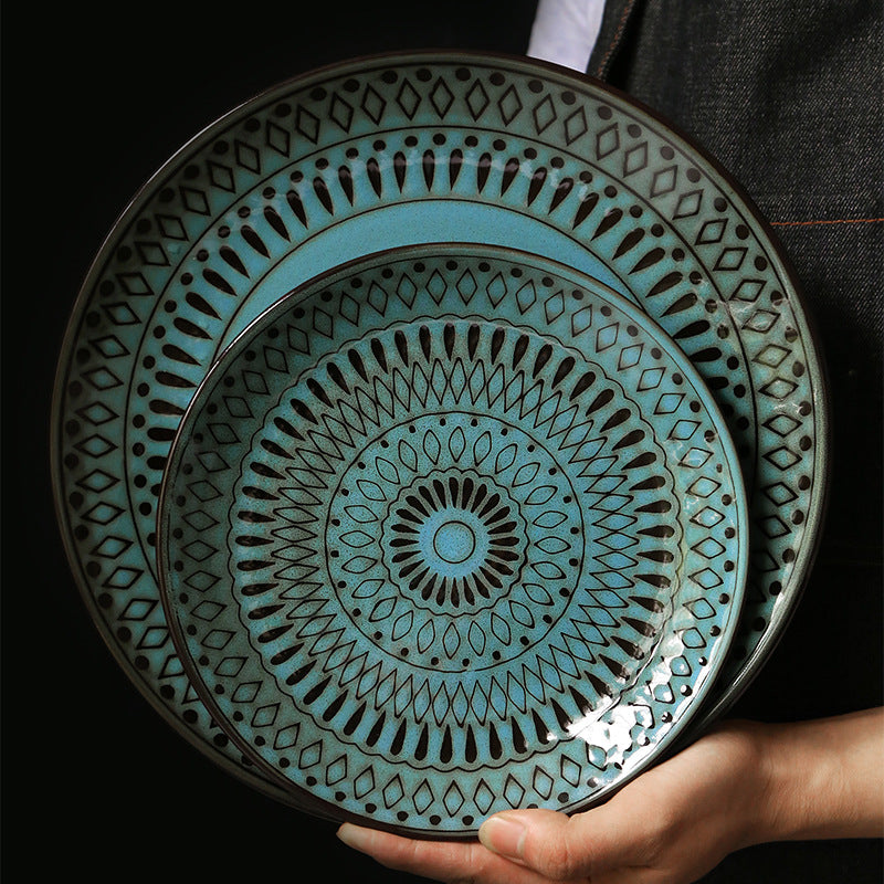 Complete Ceramic Dinnerware Set: 4-Piece Collection