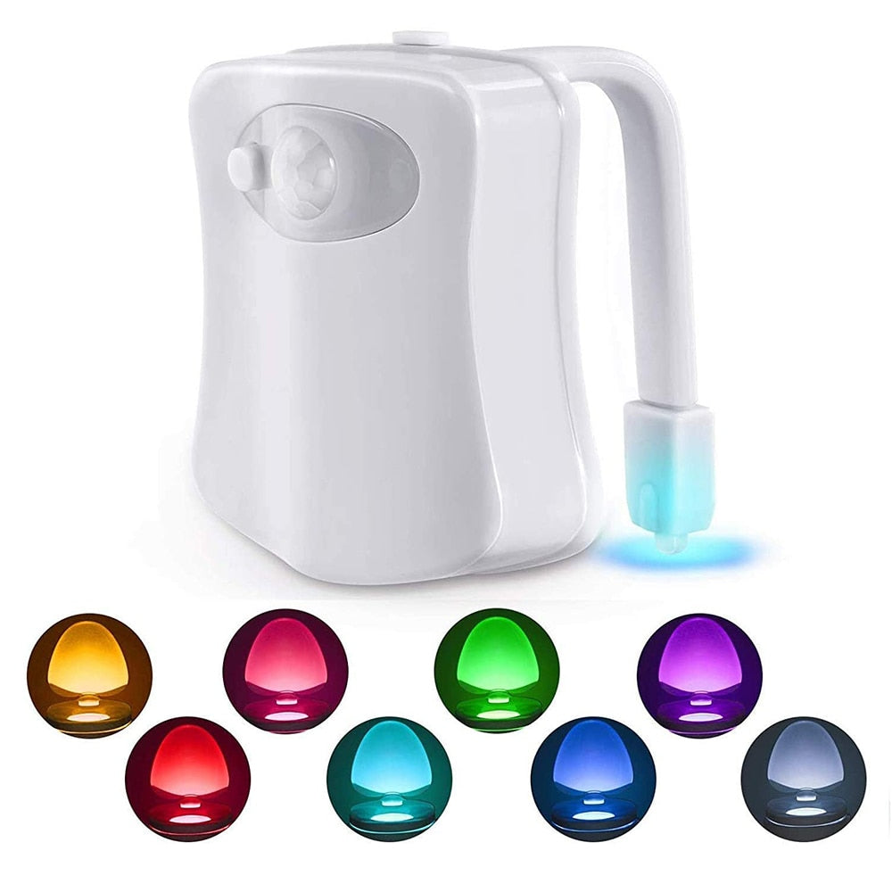 8-Color LED Toilet Light