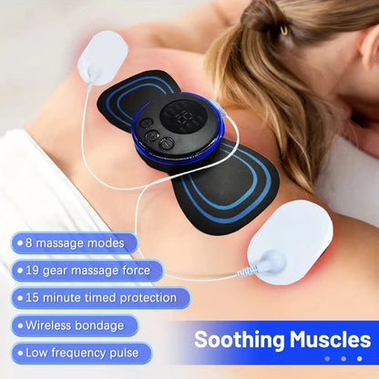 8-Mode Wireless Neck Massager (EMS) - Soothe Muscle Tension