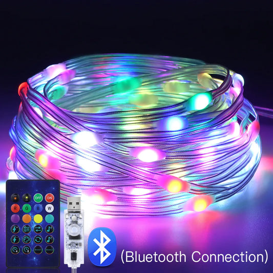 Bluetooth LED String Lights - Dream Color Magic