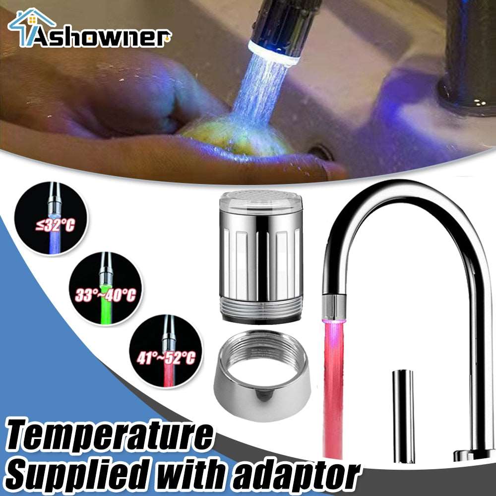 7-Color LED Water Faucet