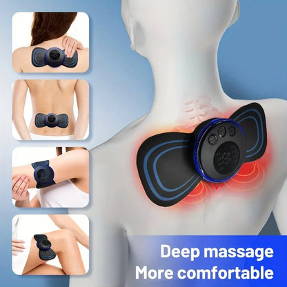 8-Mode Wireless Neck Massager (EMS) - Soothe Muscle Tension