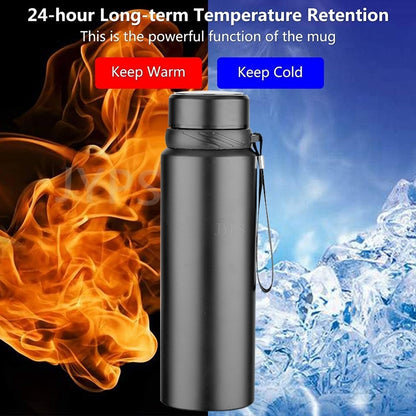 34oz Smart Thermos Bottle with Temperature Display