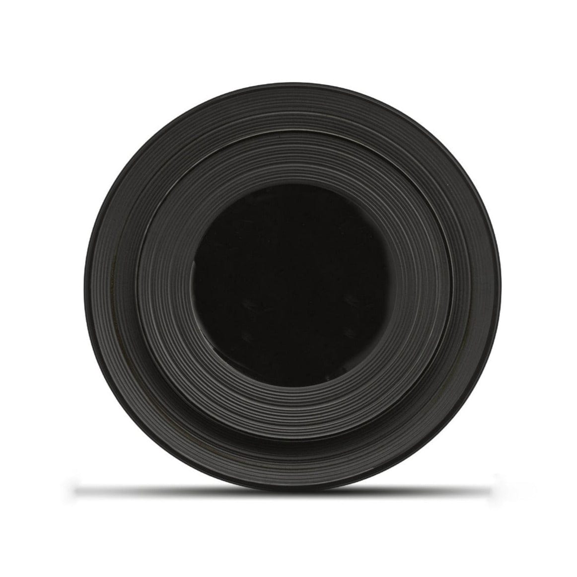 ArtOlo Elegant Noir: Black Ceramic Plate Set - 4pcs