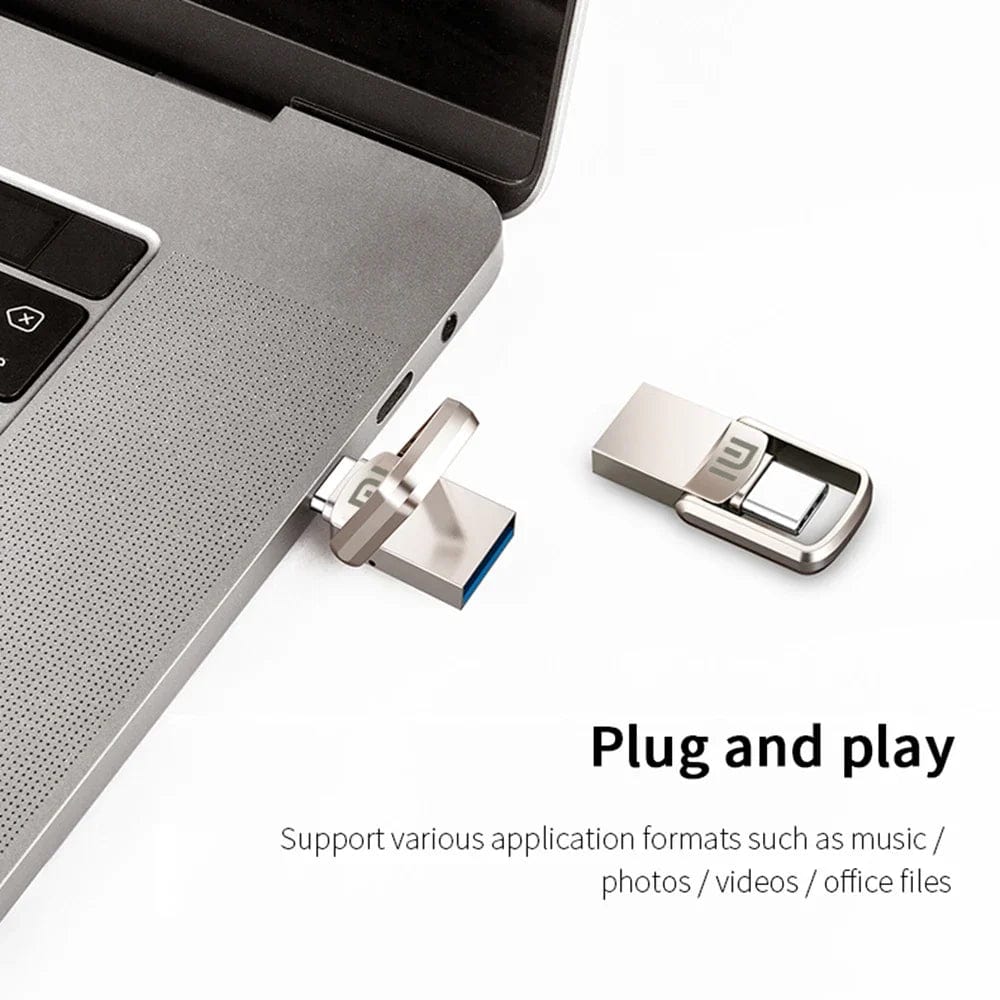 ArtOlo High-Speed USB 3.1 Type-C Flash Drive with Dual Connectors