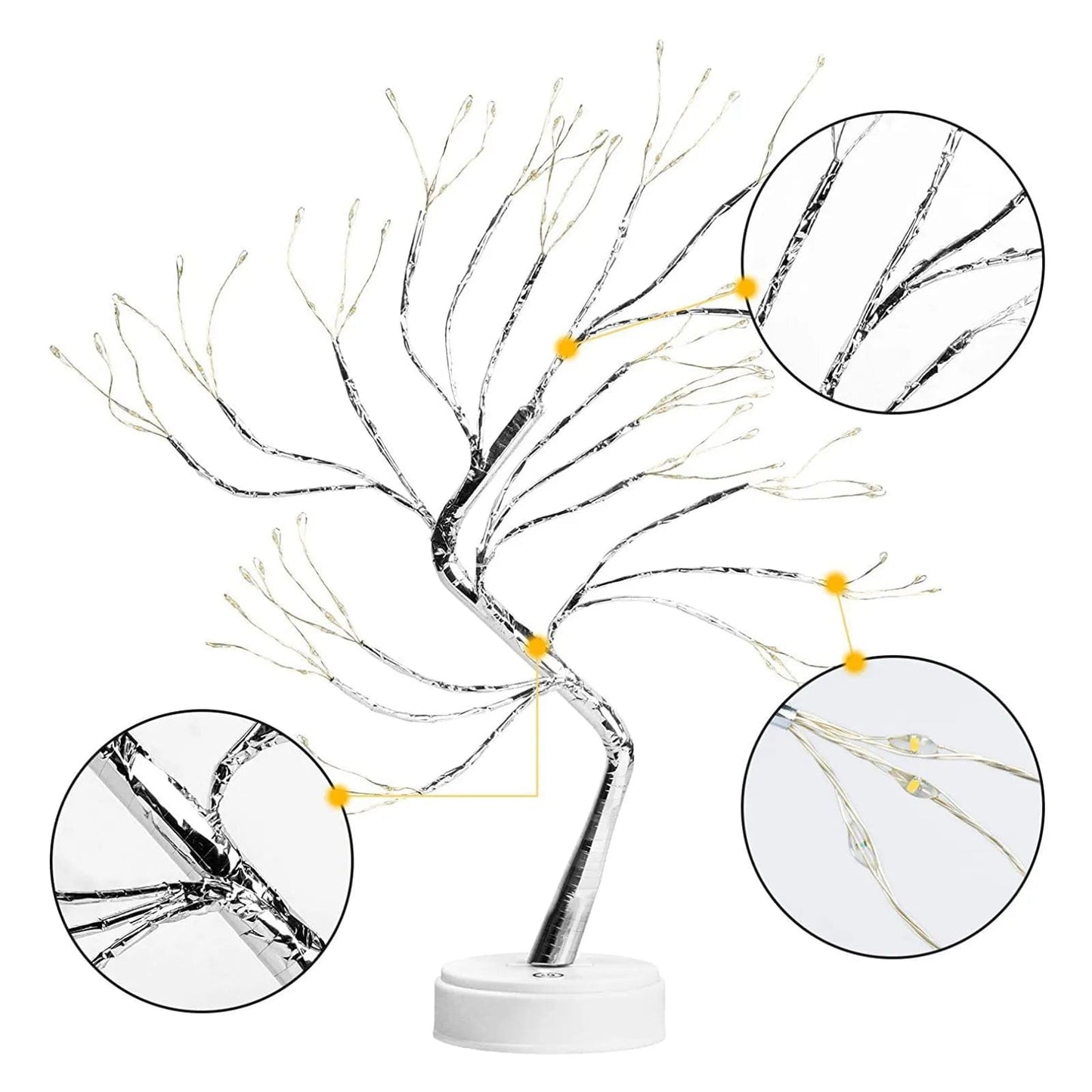 ArtOlo Store Decorative LED Tabletop Bonsai Tree Lamp