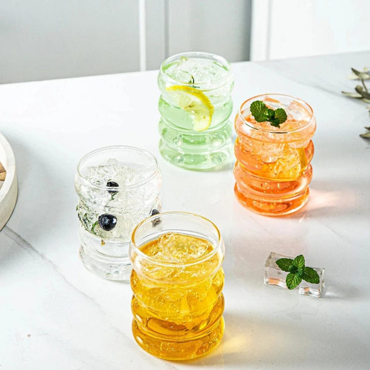ArtOlo Store High Borosilicate Glass Cup - Eco-Friendly, Handmade Drinkware