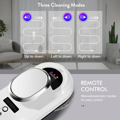 Home Finesse CHOVERY Robot vacuum cleaner window cleaning robot window cleaner electric glass limpiacristales remote control