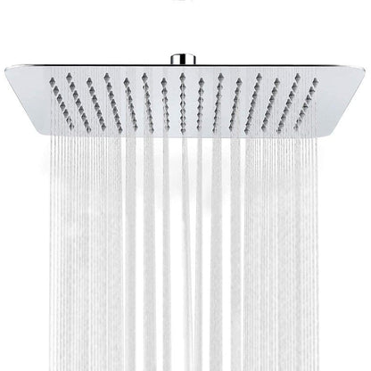 Home Finesse Chrome Plated Square Top Spray Shower Head