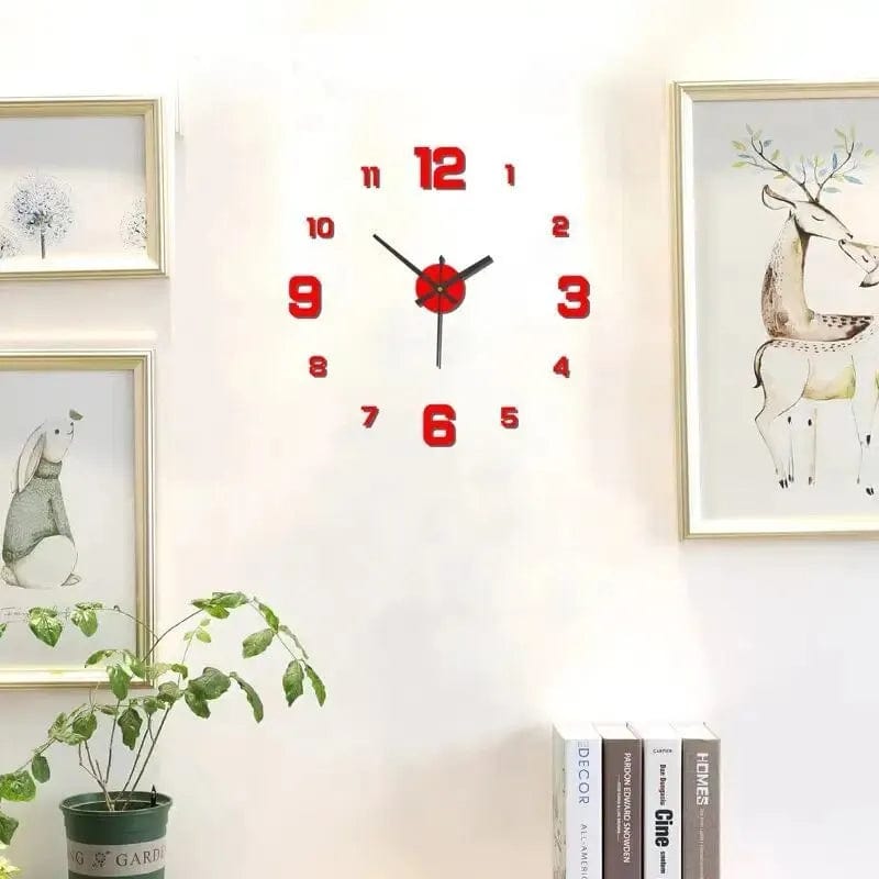 Home Finesse Creative Frameless DIY Wall Clock