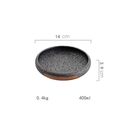 Home Finesse Creative Household Japanese Kiln-formed Ceramic Plates