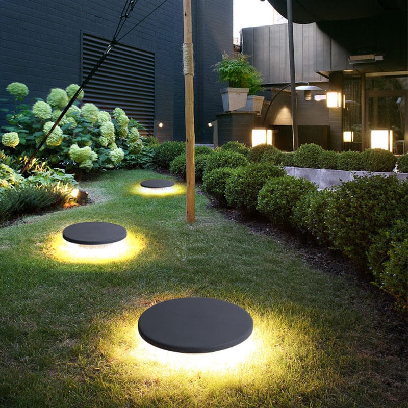 Home Finesse Eco-friendly black stone shape lamp garden Light Led light