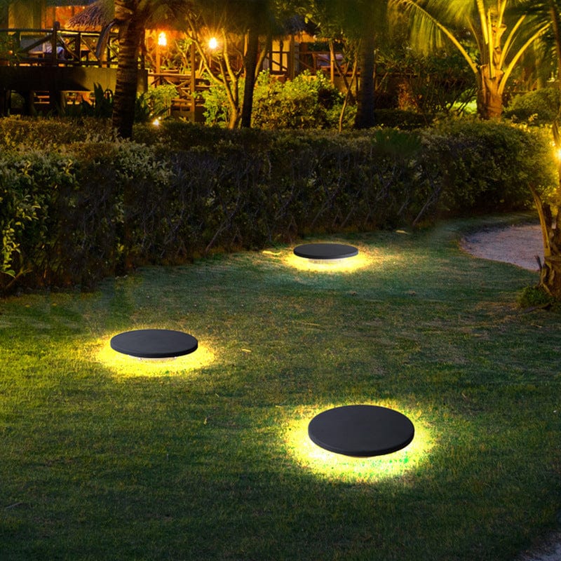 Home Finesse Eco-friendly black stone shape lamp garden Light Led light