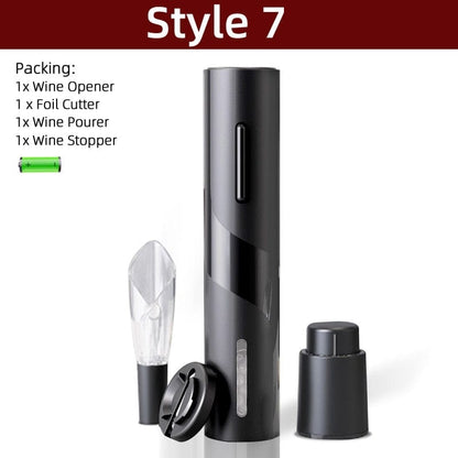 Home Finesse Elegant Electric Wine Opener with Stand