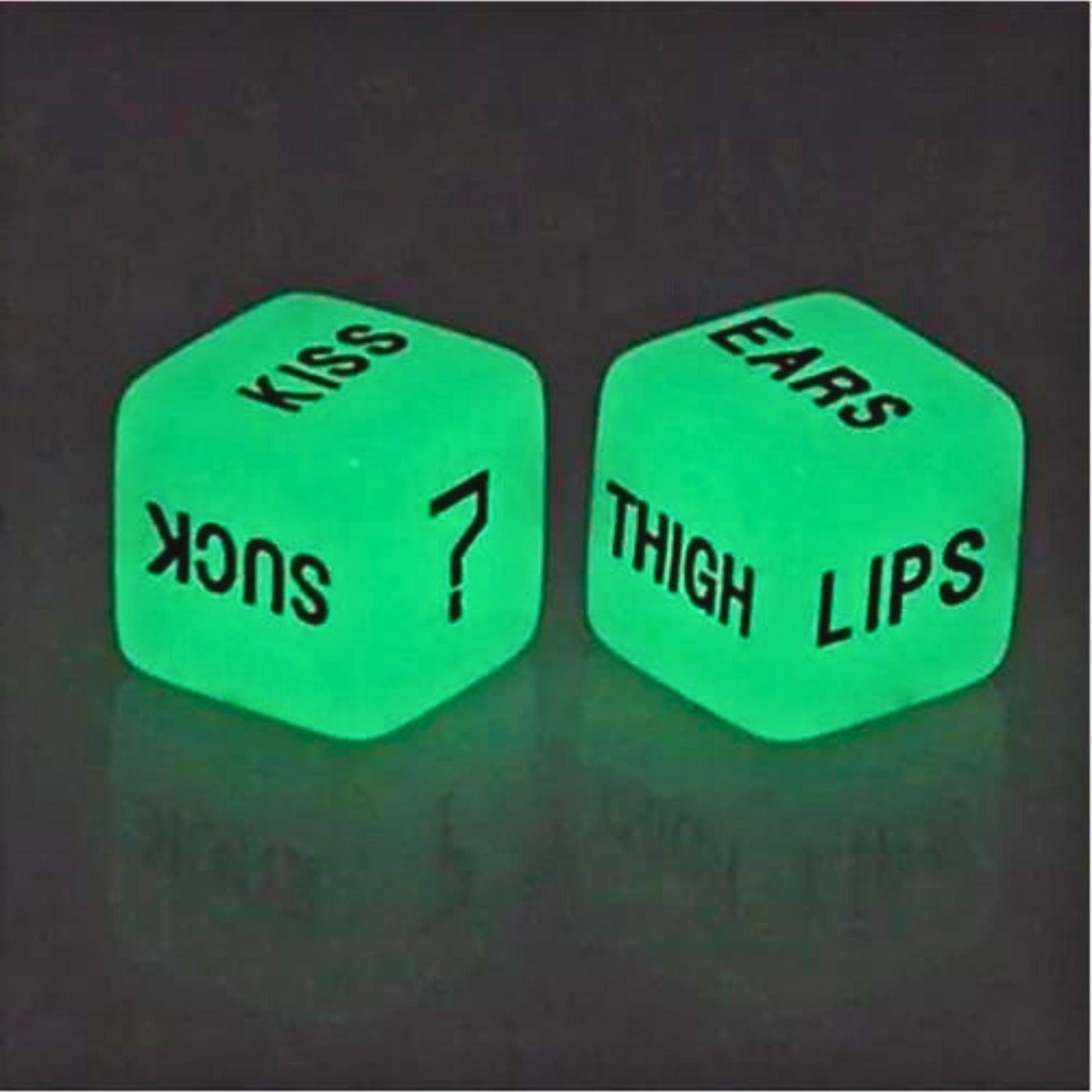 Home Finesse Glow in the Dark Love Dice - Adult Couple's Party Game
