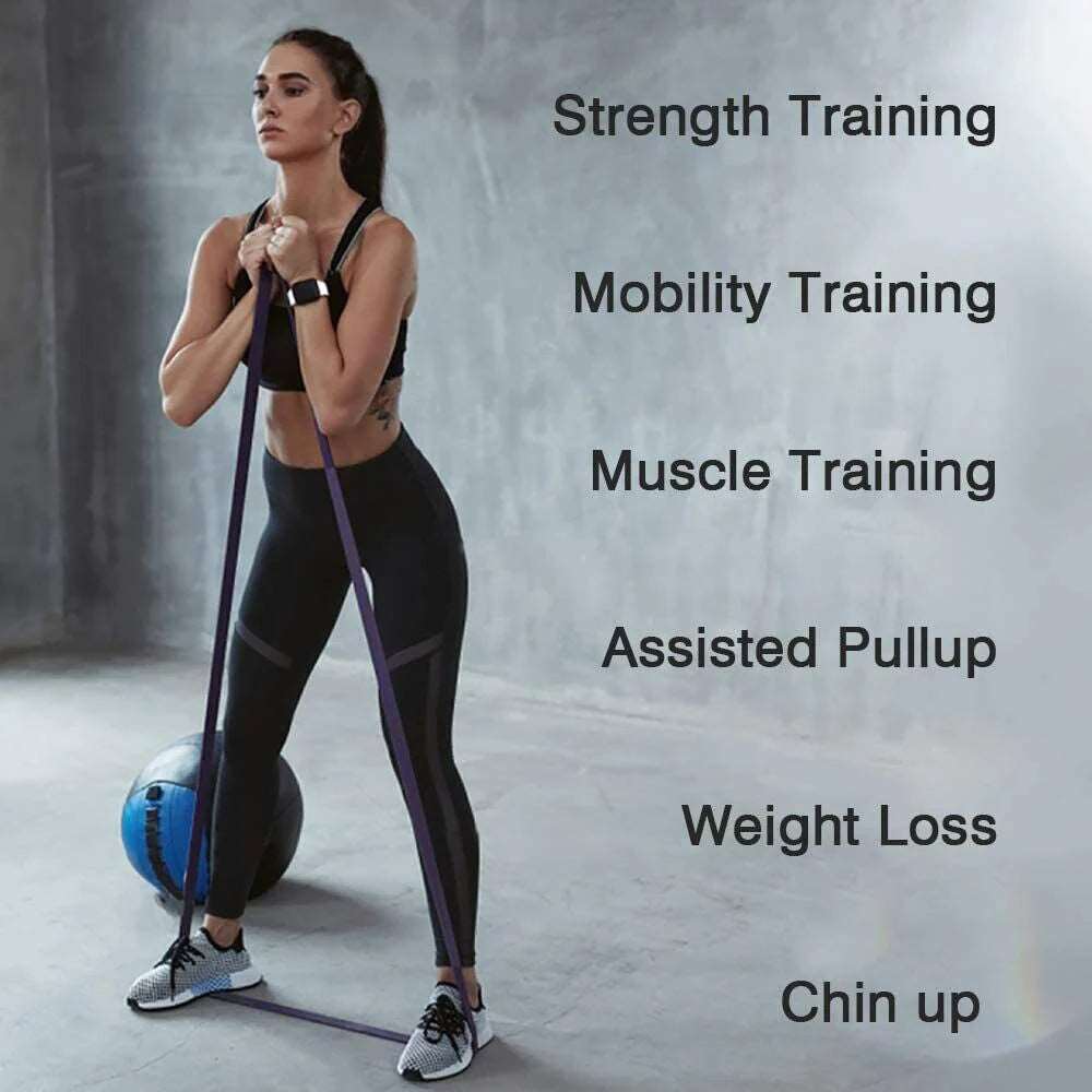 Home Finesse Heavy Duty Resistance Band Set - Fitness Workout Essential