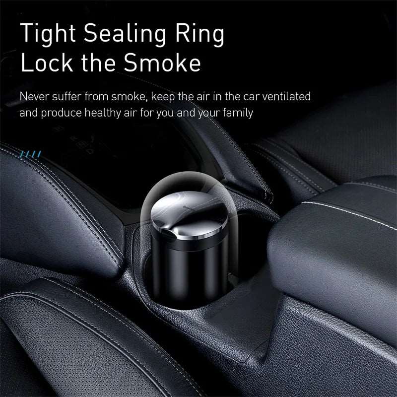 Home Finesse Illuminate Your Drive: Enhance Your Car with Our Sleek LED Ashtray