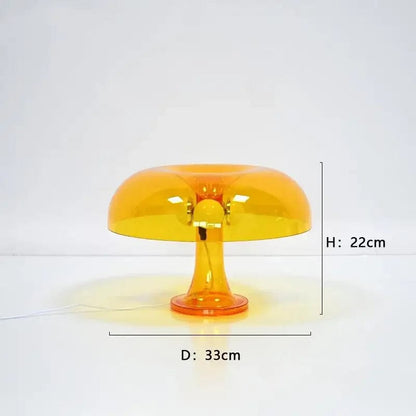 Home Finesse Italy Designer Led Mushroom Table Lamp for Hotel Bedroom Bedside Living Room Decoration Lighting Modern Minimalist Desk Lights