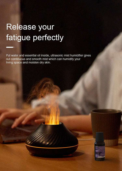 Home Finesse Kinscoter Volcanic Aroma Diffuser Essential Oil Lamp