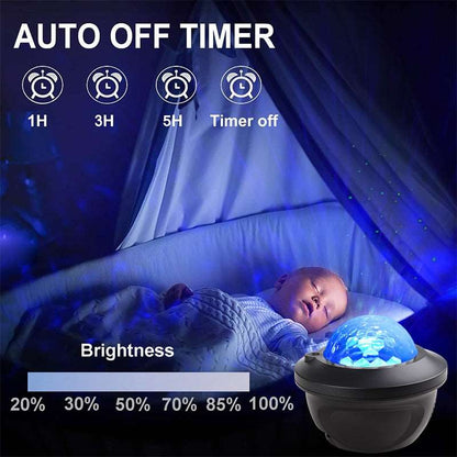 Home Finesse LED Star Galaxy Projector Night Light