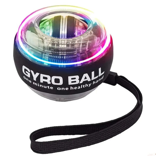 Home Finesse LED Wrist Power Trainer Ball Self-starting Gyro ball Powerball Arm Hand Muscle Force Fitness Exercise Equipment Strengthener