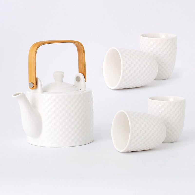 Home Finesse Modern Japanese Ceramic Tea Set Creation