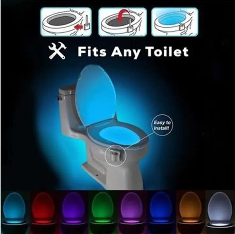 Home Finesse Motion Sensor Toilet Seat Night Light