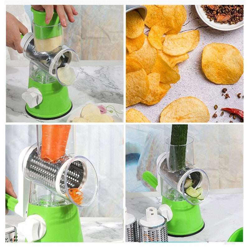 Home Finesse Multifunctional Hand Crank Vegetable Cutter