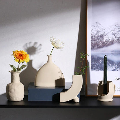 Home Finesse Nordic Inspired Ceramic Vase