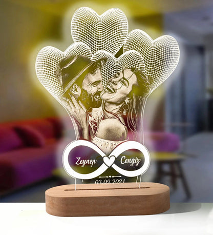 Home Finesse Personalized 3D LED Acrylic Lamp