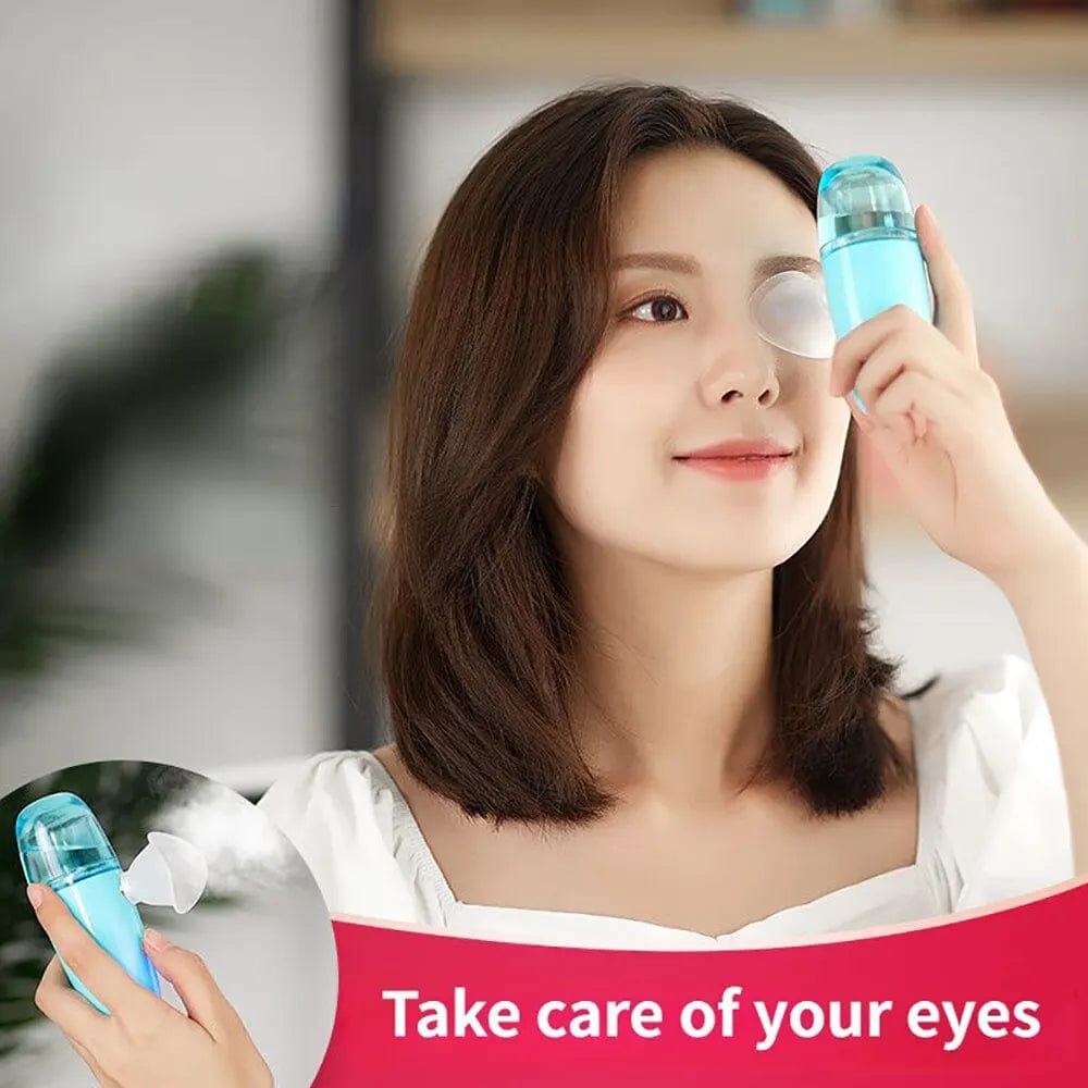 Home Finesse Portable Eye Care Duo: Humidify & Cleanse (USB)