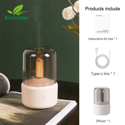 Home Finesse Portable USB Aroma Diffuser - Mini Air Humidifier