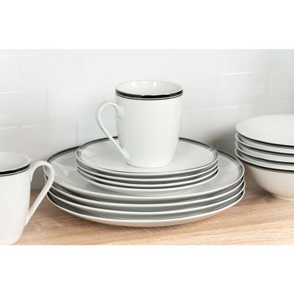 Home Finesse Simply Coupe Dinnerware 16pcs Set