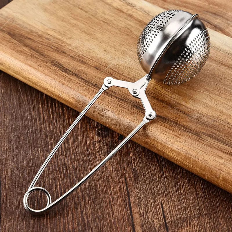 Home Finesse Stainless Steel Tea Strainer - Reusable Infuser for Flavorful Tea Moments