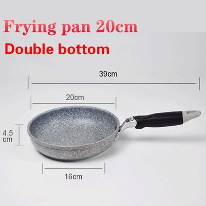 Home Finesse Stone Frying Wok Pan - Non-Stick Cookware