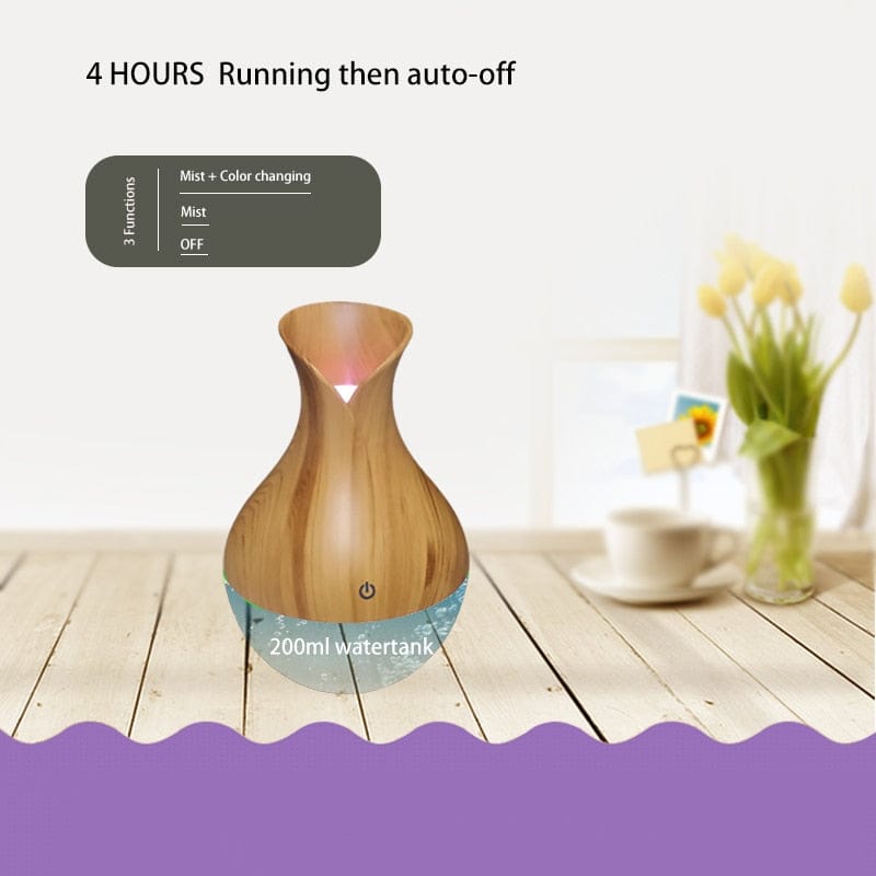 Home Finesse Ultrasonic Aroma Humidifier with Time-Set Feature