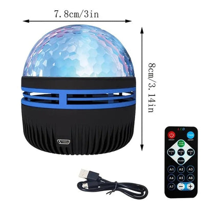 Home Finesse USB Starry Projector Night Light